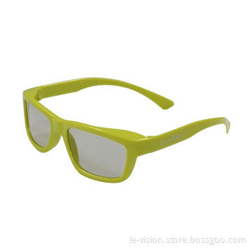 Passive Polarized 3D Cinema Glasses for Adult Person